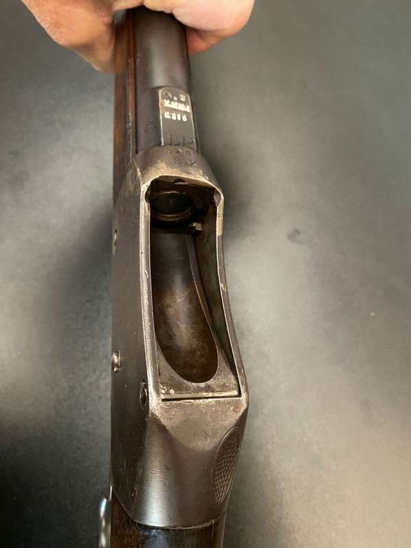 BOER WAR PERIOD(DATED 1883)450/577 CALIBRE,BOLT ACTION MARTINI HENRY CARBINE IN GOOD CONDITION-DEACT