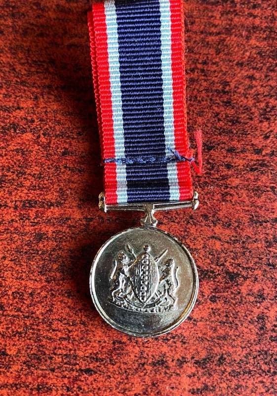 MINIATURE TRANSKEI DEFENCE FORCE MEDAL