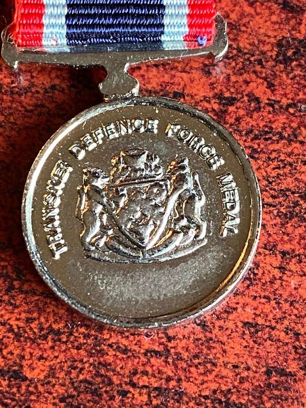 MINIATURE TRANSKEI DEFENCE FORCE MEDAL