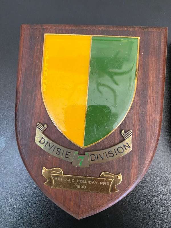 2X PLAQUES WHO BELONGED TO AO1 J.J.C. HOLLIDAY PMD