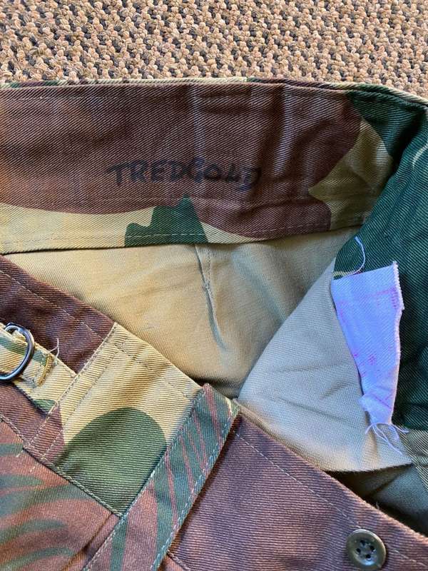 LARGE RHODESIAN CAMO TROUSERS-SIZE 34 WITH PIPE LENGTH OF 72 CM-PLEASE LOOK AT PICS FOR SIZE-LABELLE