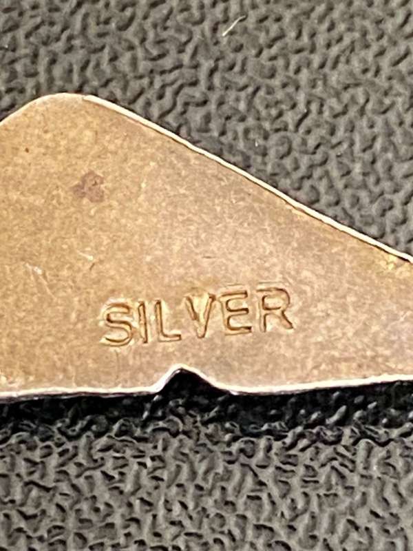 GUARANTEED ORIGINAL OFFICERS SILVER RHODESIAN SELOUS SCOUTS,CAP BADGE- 2 LUGS-REUTELER SALISBURY AND