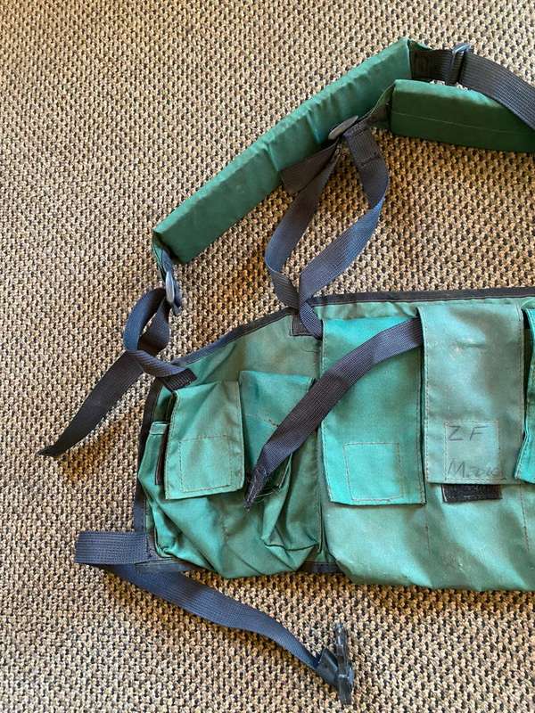 ORIGINAL KOEVOET CHEST WEBBING COMPLETE-USED BUT GOOD CONDITION
