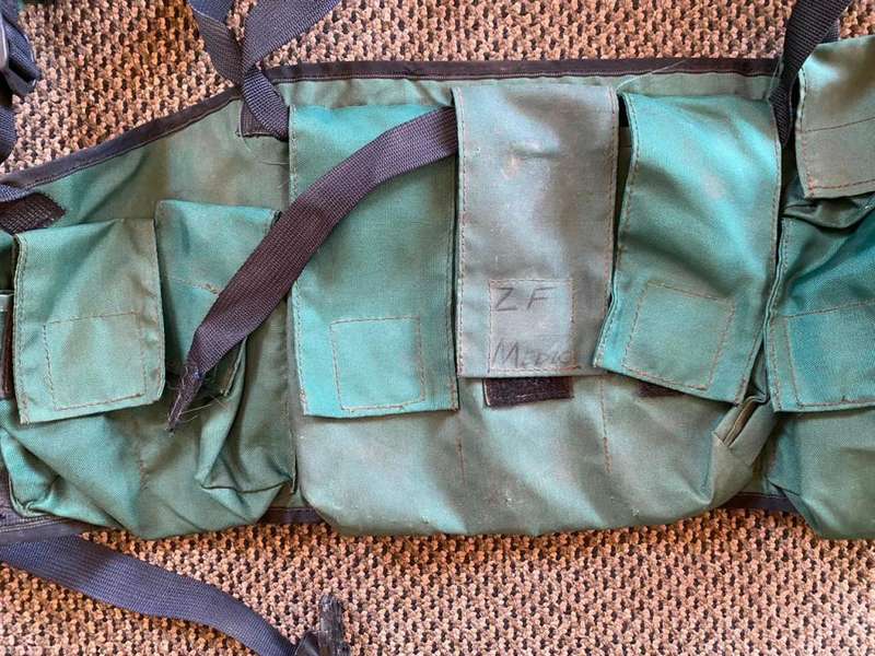 ORIGINAL KOEVOET CHEST WEBBING COMPLETE-USED BUT GOOD CONDITION