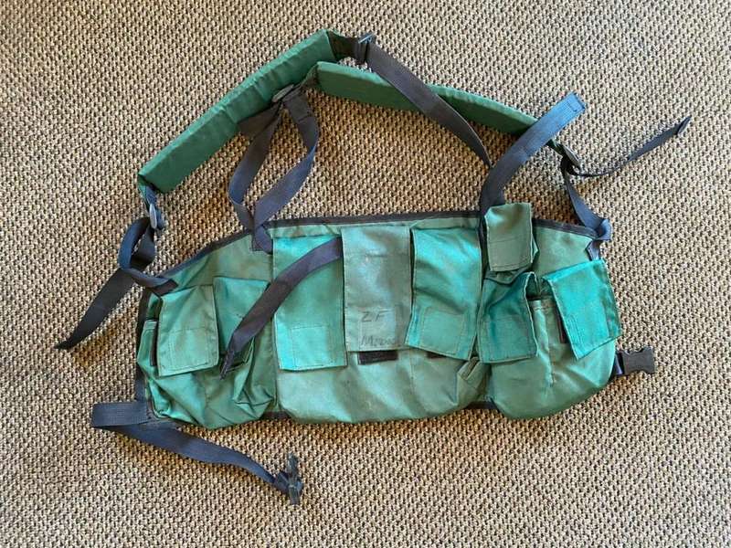 ORIGINAL KOEVOET CHEST WEBBING COMPLETE-USED BUT GOOD CONDITION