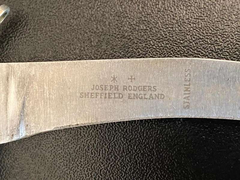 RAF/SAAF SURVIVAL KNIFE FOR FLIGHT SUIT -MAKERS JOSEPH RODGERS SHEFFIELD,ENGLAND-ALSO USED IN THE 19