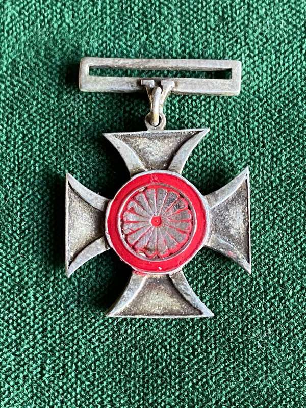 MINIATURE VENDA GALLANTRY CROSS IN SILVER(GCS)FOR BRAVERY