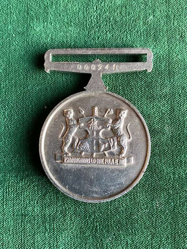 FULL SIZE BOPHUTHATSWANA GENERAL SERVICE MEDAL-NUMBERED-NO RIBBON