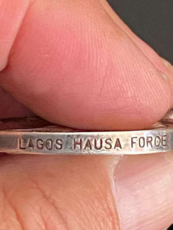 FULL SIZE (SILVER) EAST AND WEST AFRICA MEDAL WITH 1897-98 CLASP-AWARDED TO 675 PTR. SUANU AF01 LAGO