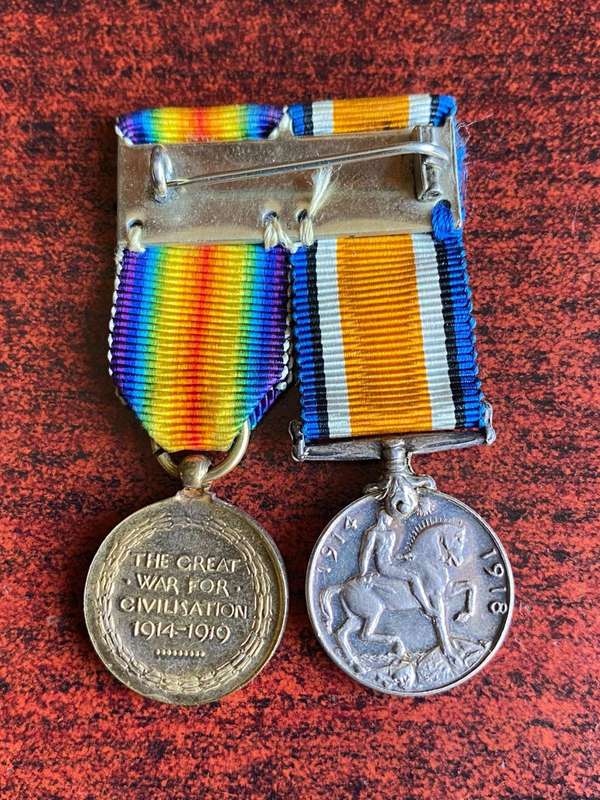 MINIATURE WW1 PAIR