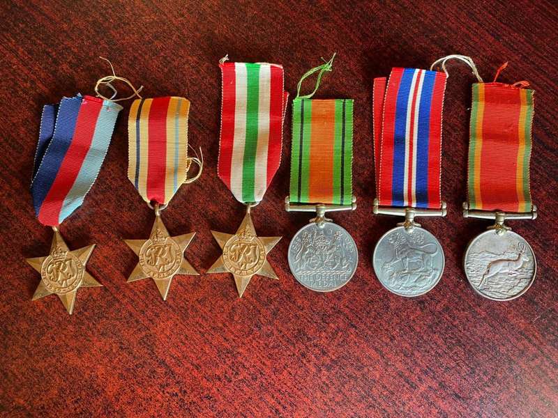 WW2 MEDAL GROUP-AWARDED TO 216066 W.T. CALE