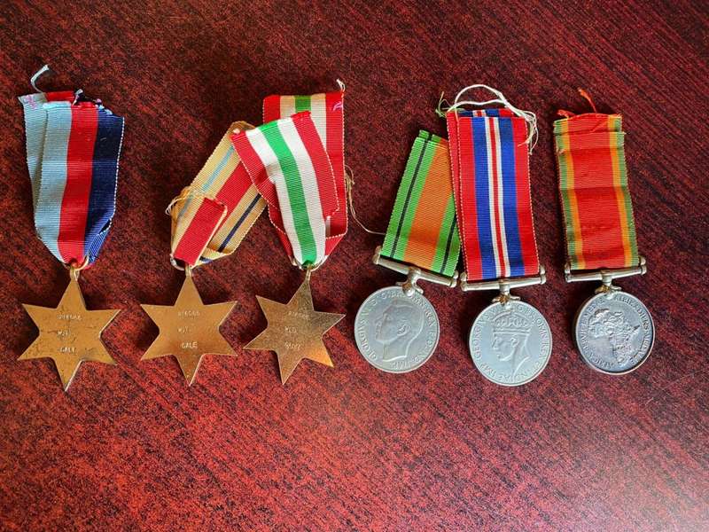 WW2 MEDAL GROUP-AWARDED TO 216066 W.T. CALE
