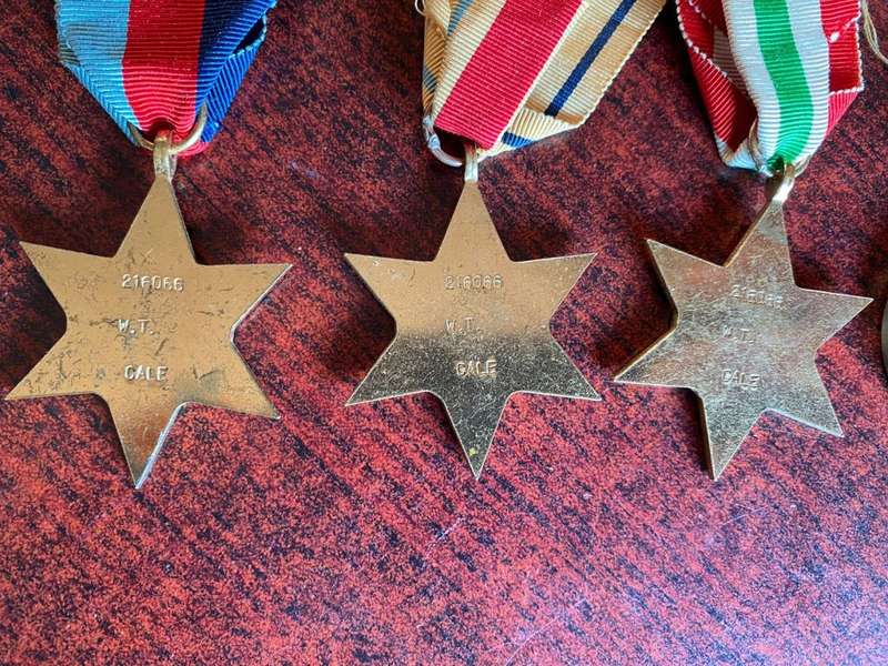 WW2 MEDAL GROUP-AWARDED TO 216066 W.T. CALE