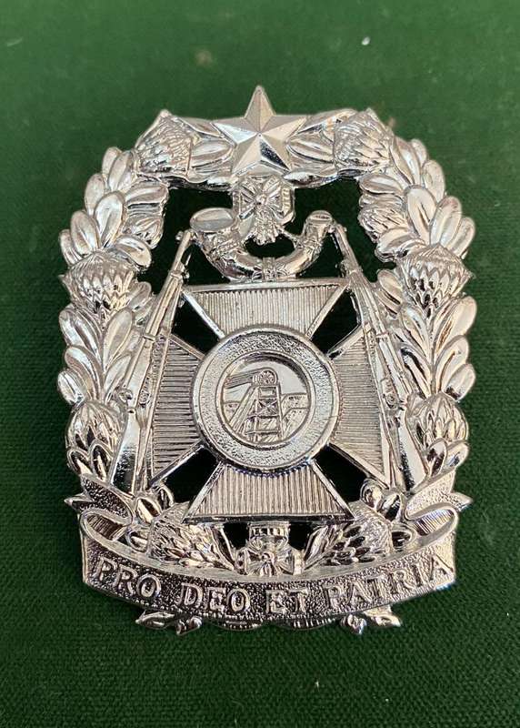 WITWATERSRAND RIFLES KILMARNOCK BONNET BADGE -POST 1964- 2 LUGS