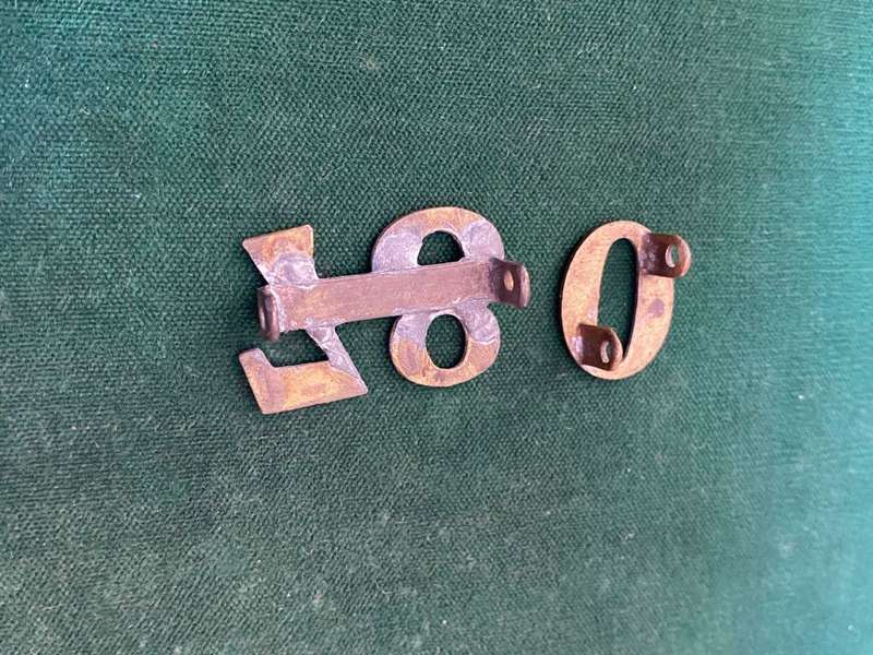 SA POLICE,NATIVE COSTABLE'S NUMERAL RANK NUMBER-WORN ON THE SHOULDER(EVERY CONSTABLE HAD A DIFFERENT