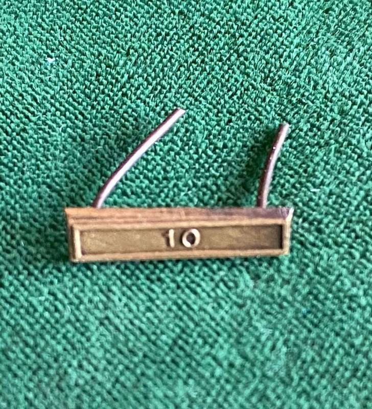 MINIATURE CLASP FOR NAMIBIAN POLICE RESERVIST MEDAL- 10 YEAR