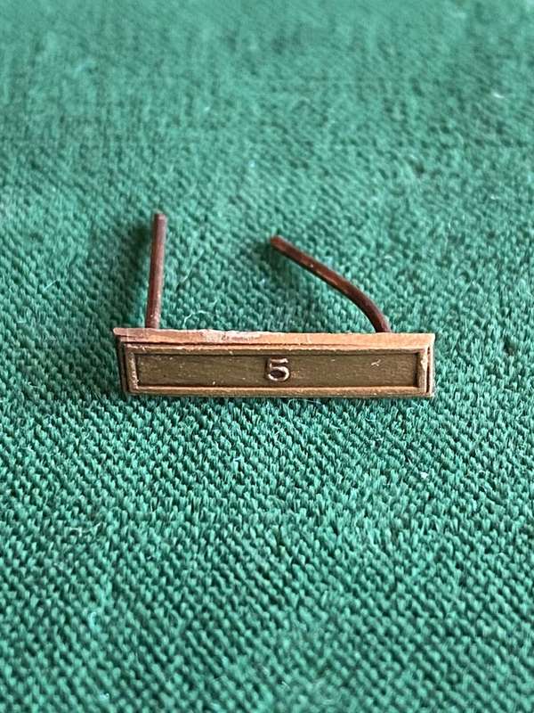 MINIATURE NAMIBIAN POLICE BAR FOR 5 YEAR RESERVIST MEDAL