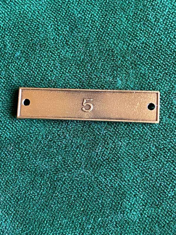 FULL SIZE CLASP FOR NAMIBIAN POLICE RESERVIST MEDAL 5 YEAR