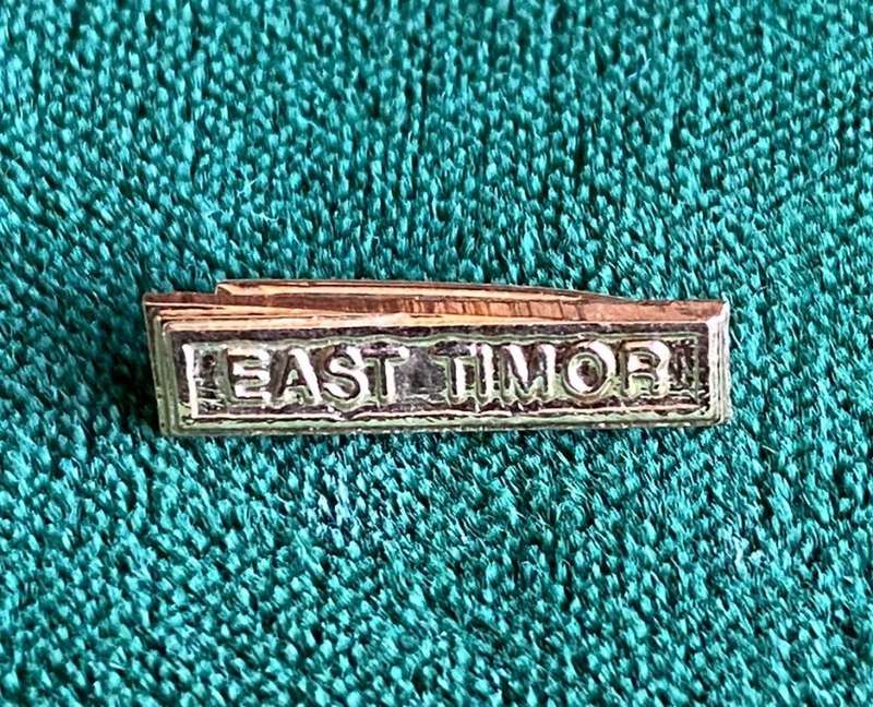 NAMIBIAN POLICE MINIATURE CAMPAIGN MEDAL CLASP FOR EAST TIMOR