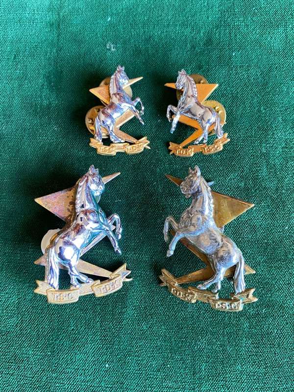 TECHNICAL SERVICE CORPS COLLARS AND MESS DRESS COLLARS-PINS REPLACED ON ONE COLLAR