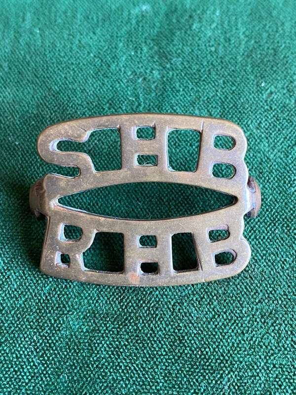 RAILWAYS AND HARBOURS BRIGADE TITLE-WORN DURING WW2-2 LUGS