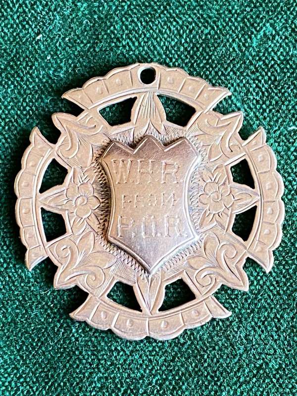 9CT GOLD (STAMPED) LIFE SAVING PENDANT-DATED 19-3-18-TOTAL WEIGHT 6,8G (GOLD VALUE APPROX R3604) DIA