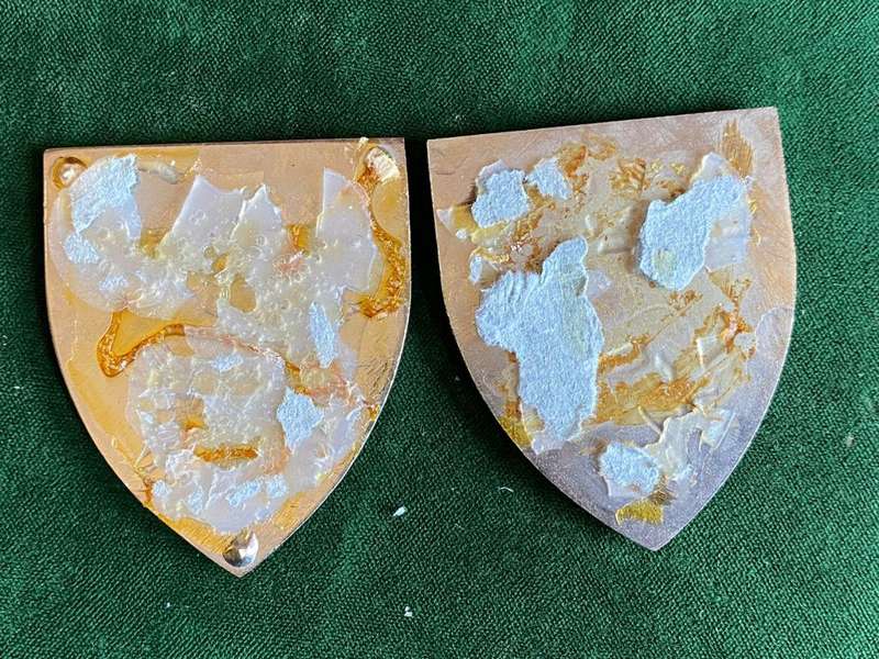 HOOPSTAD COMMANDO FLASH PAIR-ORIGINAL-NO PINS-SILICONE ON BACK CAN BE CLEANED