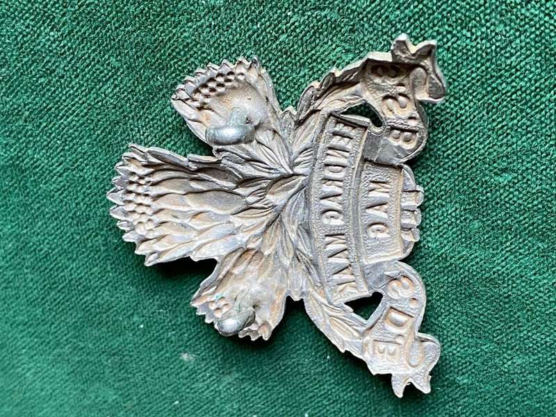 SPECIAL SERVICE BATTALION,WHITE METAL CAP BADGE-WORN 1934-1963- 2 LUGS