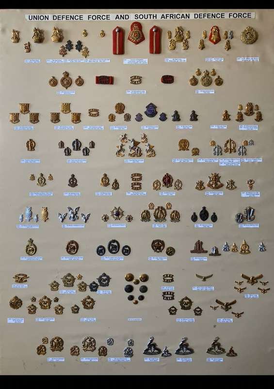 PHYSICAL TRAINING BRIGADE,BRONZE METAL CAP AND COLLARS-WORN 1941-1946-LUGS INTACT