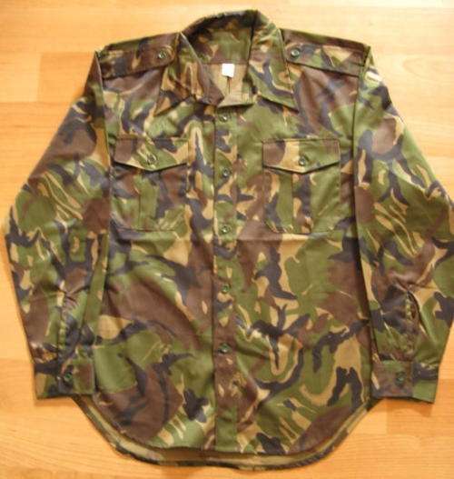 RECCE - 2ND PATTERN CAMO LONG SLEEVE SHIRT SIZE XXL.