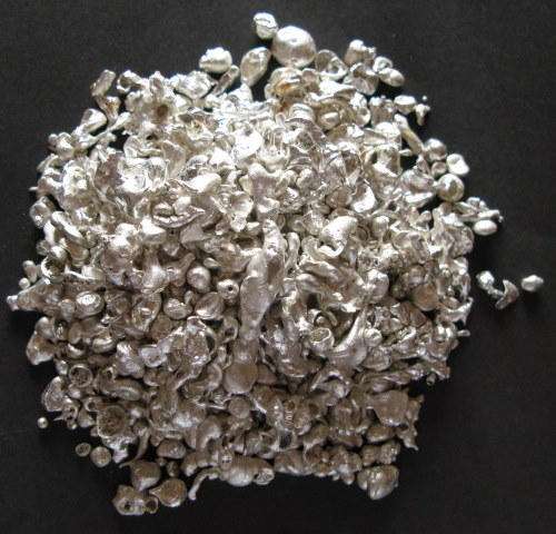100 GRAMS FINE SILVER.  0.999% PURE SILVER GRANULES.