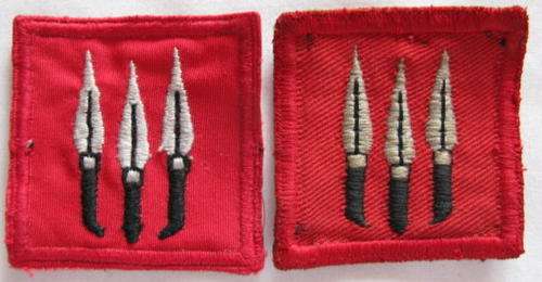 RHODESIA CENTRAL AFRICA COMMAND 1ST & 2ND PATTERN FORMATION PATCHES - EMBROIDERED.