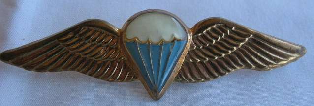 PARA - BASIC PARATROOPER WING FOR COMPLETING BASIC PARA JUMPING COURSE.