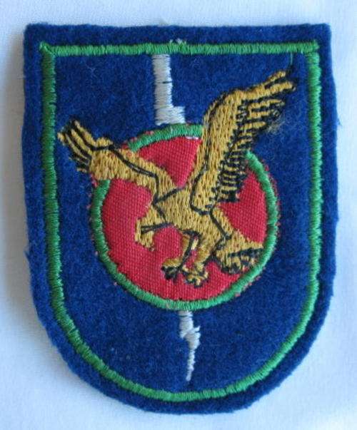 SAP TASK FORCE CLOTH SHOULDER FLASH FOR COMBAT UNIFORM.  ORIGINAL.