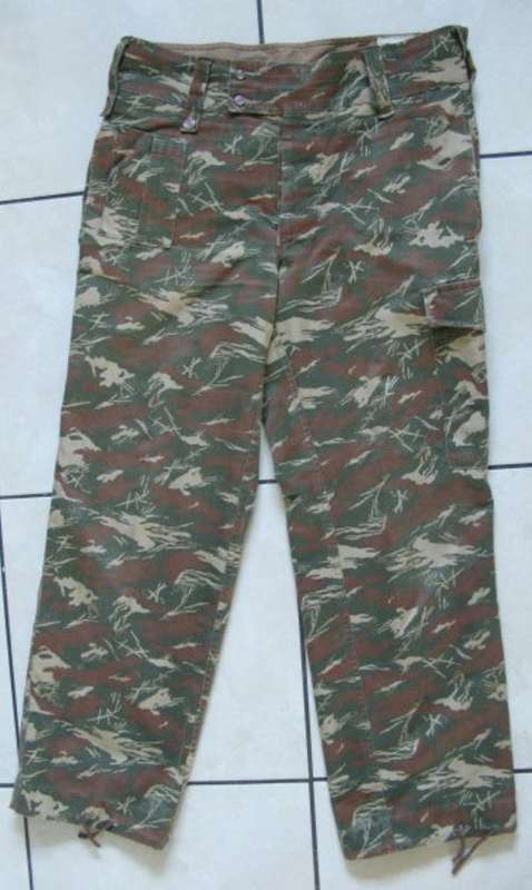 KOEVOET CAMO TROUSERS SIZE 36.  PIPE LENGTH 76CM.  VERY GOOD CONDITION WITHOUT ANY DAMAGE.