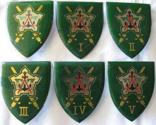 FLASH - CHIEF OF SADF & STAFF FLASHERS - PINS INTACT - COMPLETE SET