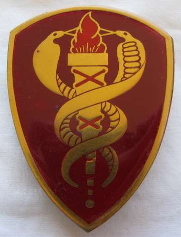 FLASH - MEDICAL TRAINING CENTRE SHOULDER FLASH - ORIGINAL - 3 PINS.