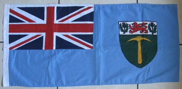 RHODESIAN FLAG FLOWN 1964-68 - MEASURES 41X91CM