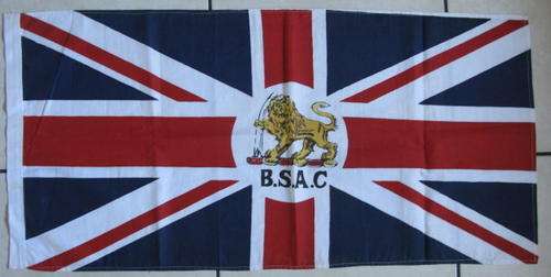 RHODESIAN BSA COMPANY FLAG - MEASURES 90X44CM