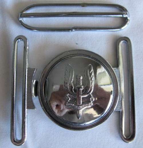 RHODESIAN SAS STABLE BELT BUCKLE 1960'S - 1980.  ORIGINAL.