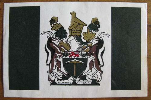 OLD RHODESIAN FLAG STICKER MEASURES 16,5X11CM.