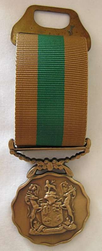 SADF GOOD SERVICE MEDAL (BRONZE) 1986 - FULL SIZE NUMBERED.