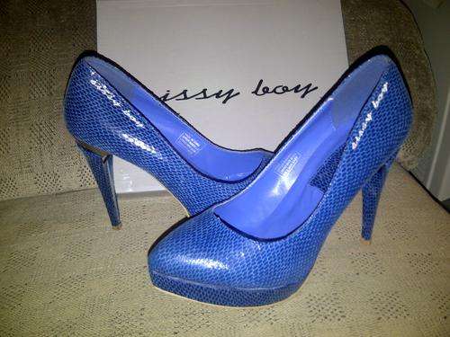 Clearance Sale Cobalt blue Sissy Boy Heels Size 7 Brand New