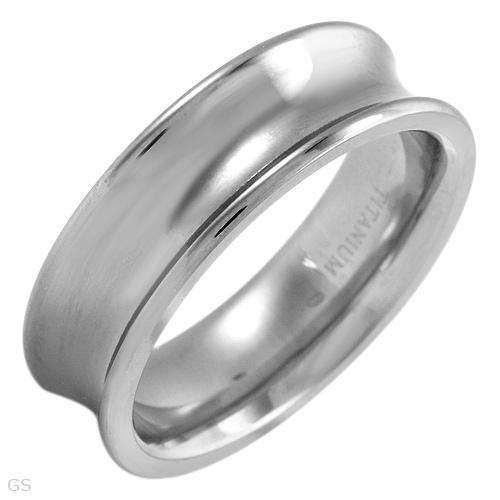 MAJESTIC - Brand New Band Ring Crafted in Titanium