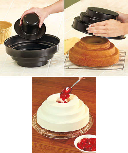 Fill & Bake Pan Set - 3 Tier - 10,5" Diameter