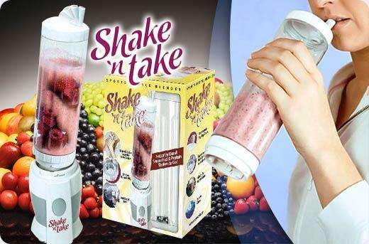 Shake n Take handheld smoothie maker