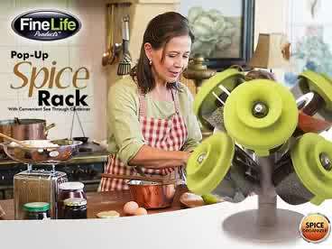 Fine Life Pop-up 6 Container Spice Rack