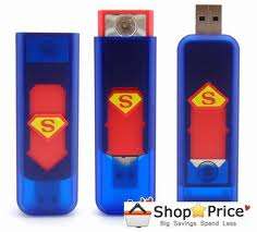 Green Electronic Cigarette Lighter Fashion USB Lighter