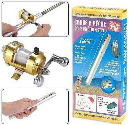 "THE WOLDS SMALLEST FISHING ROD - IN A PEN CASE"