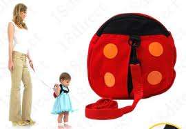LADYBUG KID KEEPER SAFETY HARNESS Backpack Bag Red